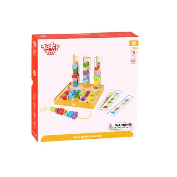 Tooky Toy Co Maze Bead Game Box  30x30x5cm Hot on Sale