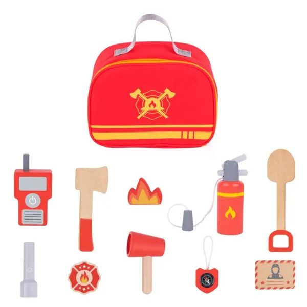 Tooky Toy Co Little Firefighter Play Set  22x16x10cm Sale