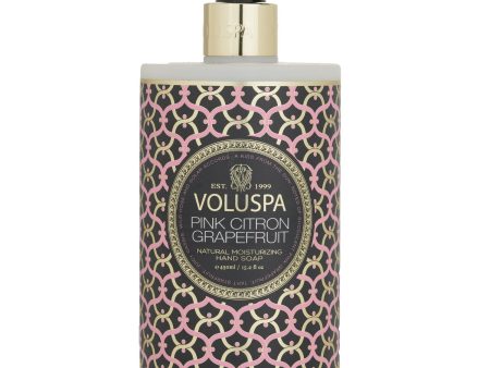 Voluspa Pink Citron Grapefruit Hand Soap - Ripe Citron Grapefruit, Tart Cassis & Subtle Rose  450ml 15.2oz Sale