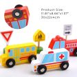 Tooky Toy Co Transportation & Street Sign Set  30x22x4cm Fashion