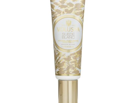 Voluspa Suede Blanc Hand Cream - Buttery Sueded Leather, Amber and Cedar  50ml 1.7oz Hot on Sale