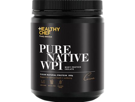 The Healthy Chef Pure Native WPI (Whey Protein Isolate) Cocoa 550g Fashion