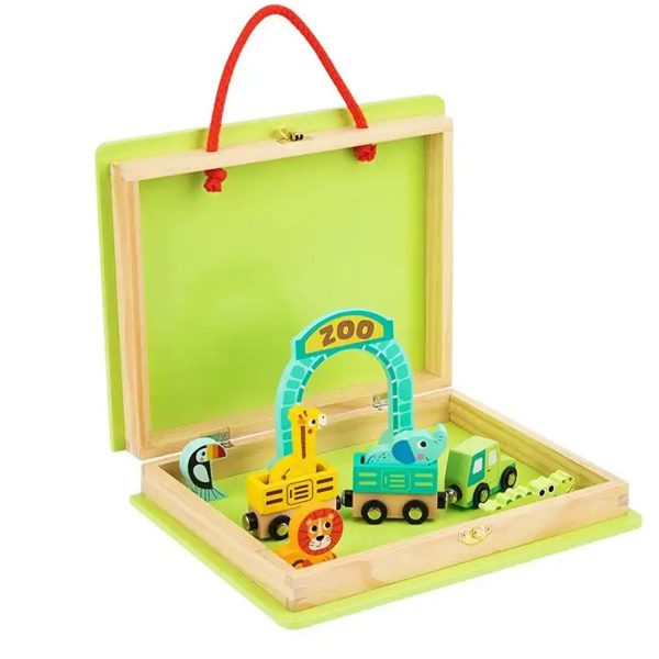 Tooky Toy Co Tabletop Railroad Zoo  30x24x6cm Online Hot Sale