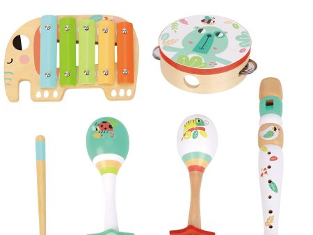 Tooky Toy Co Music Instrument Set  37x29x6cm Discount