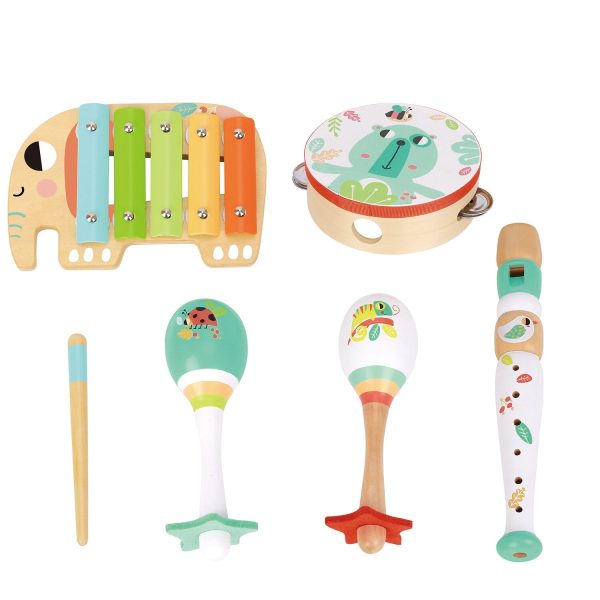 Tooky Toy Co Music Instrument Set  37x29x6cm Discount