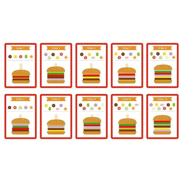 Tooky Toy Co Making A Burger  10x10x10cm Cheap