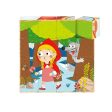 Tooky Toy Co Block Puzzle - Little Red Riding Hood  14x14x4cm Cheap