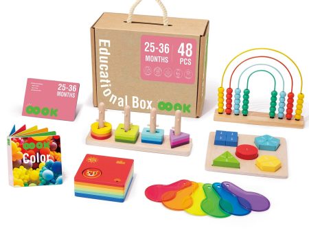 Tooky Toy Co 25-36m Educational Box  32x27x18cm Cheap