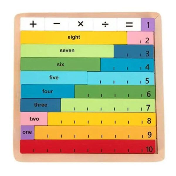 Tooky Toy Co Counting Game Board  22x22x3cm Discount