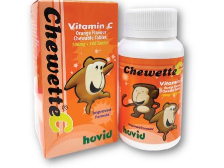 Hovid Chewette C Vitamin C tablets (Orange flavor)  Fixed Size For Discount