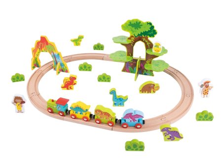 Tooky Toy Co Dinosaur Train Set-Medium  65x50x22cm For Sale