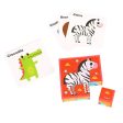 Tooky Toy Co Animal Block Puzzle  14x14x5cm For Cheap