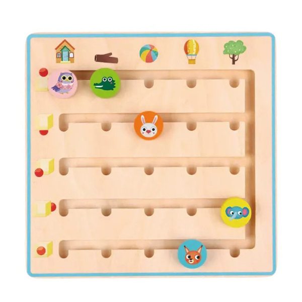 Tooky Toy Co Where The Animals Go  22x22x5cm Online Sale