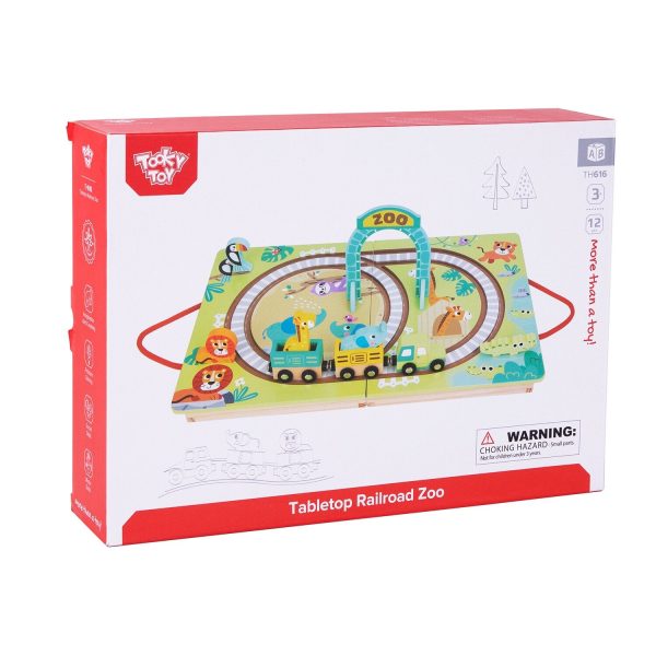 Tooky Toy Co Tabletop Railroad Zoo  30x24x6cm Online Hot Sale