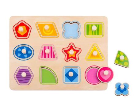 Tooky Toy Co Shape Puzzle  30x23x2cm For Sale