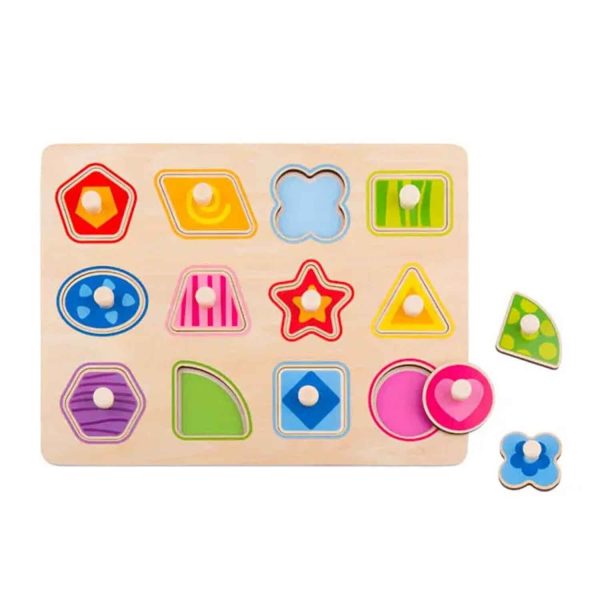 Tooky Toy Co Shape Puzzle  30x23x2cm For Sale