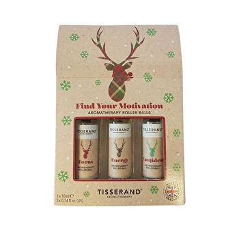 Tisserand Roller Ball Kit Find Your Motivation Rudolph 10ml x 3 Pack For Discount