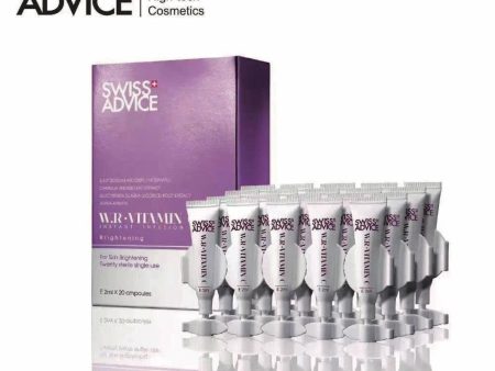 Swiss Advice Swiss Advice - W.R. ? Vitamin C Instant Infusion Serum  (Whitening, Exfolianes, Brightening) (e2ml 1 stick, 1 box 20 sticks) SA008  Fixed Size Fashion