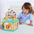 Tooky Toy Co 7 In 1 Activity Cube  31x28x35cm Online Hot Sale