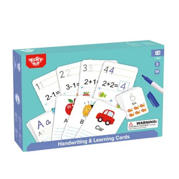 Tooky Toy Co Handwriting & Learning Cards  34x24x5cm Online Sale