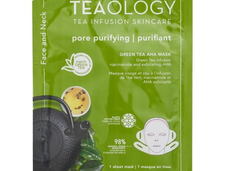 Teaology Green Tea AHA Face & Neck Mask  21ml 0.17oz Online Hot Sale