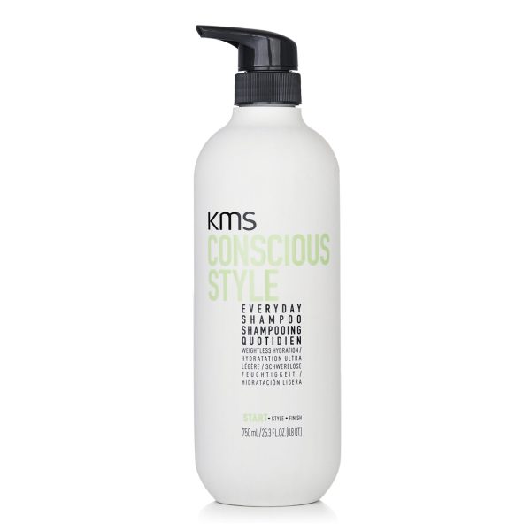 KMS California Conscious Style Everyday Shampoo  750ml 25.3oz Fashion