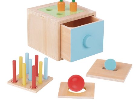 Tooky Toy Co 4 In 1 Educational Box  15x15x12cm Online Hot Sale