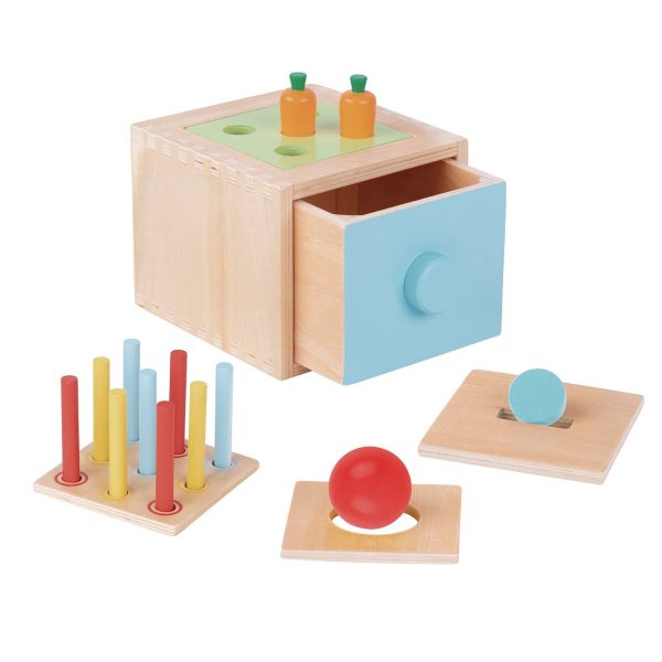 Tooky Toy Co 4 In 1 Educational Box  15x15x12cm Online Hot Sale