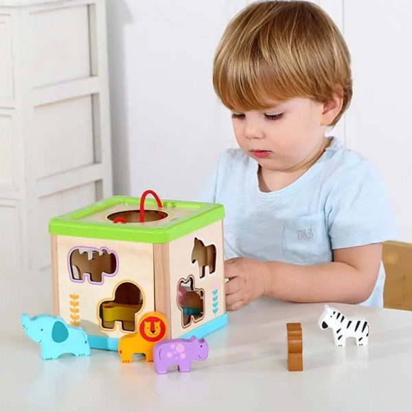 Tooky Toy Co Animal Sorter  16x16x15cm Online Hot Sale