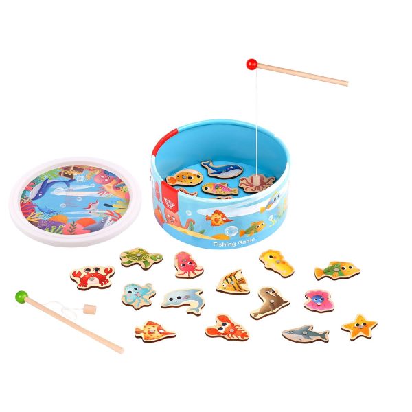 Tooky Toy Co Fishing Game  22x22x9cm For Sale