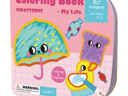 Tookyland Coloring Book - My Life  26x28x0.5cm Hot on Sale