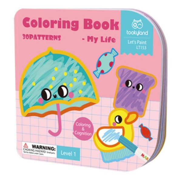 Tookyland Coloring Book - My Life  26x28x0.5cm Hot on Sale