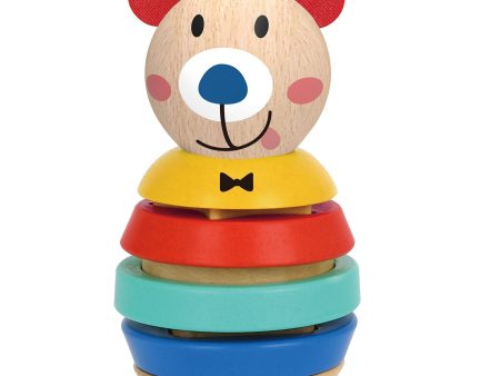 Tooky Toy Co Bear Shape Tower  9x9x15cm For Cheap