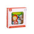 Tooky Toy Co Block Puzzle - Little Red Riding Hood  14x14x4cm Cheap