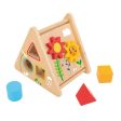 Tooky Toy Co Activity Triangle  19x14x16cm Online now