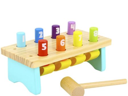 Tooky Toy Co WOODEN KNOCK BENCH  25x12x14cm Sale