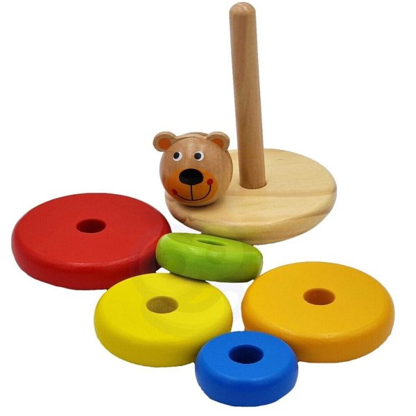 Tooky Toy Co Bear Tower  12x12x19cm For Cheap