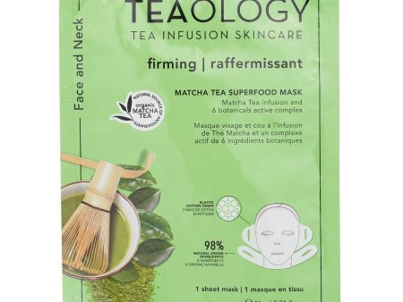 Teaology Matcha Tea Superfood Face & Neck Mask  21ml 0.17oz on Sale