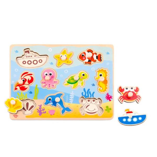 Tooky Toy Co Marine Puzzle  30x23x2cm on Sale