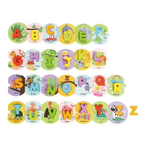 Tooky Toy Co Alphabet Puzzle  250x10x2cm Supply