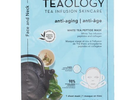 Teaology White Tea Peptide Face & Neck Mask  21ml 0.17oz Online now