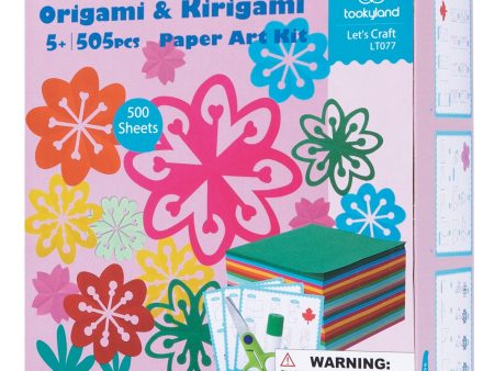 Tookyland Origami & Kirigami Paper Art Kit - Flowers  17x17x8cm Discount