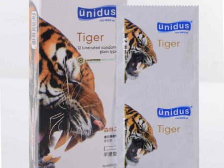 Unidus Korean Condom Tiger plain type 12pcs  Fixed Size Discount