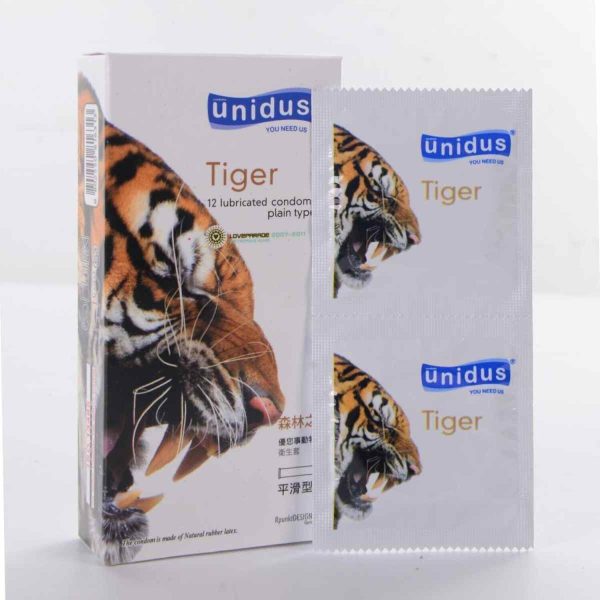 Unidus Korean Condom Tiger plain type 12pcs  Fixed Size Discount