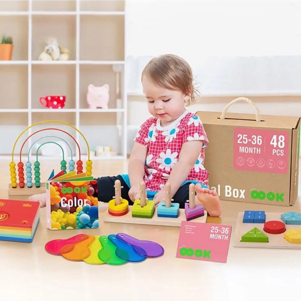 Tooky Toy Co 25-36m Educational Box  32x27x18cm Cheap