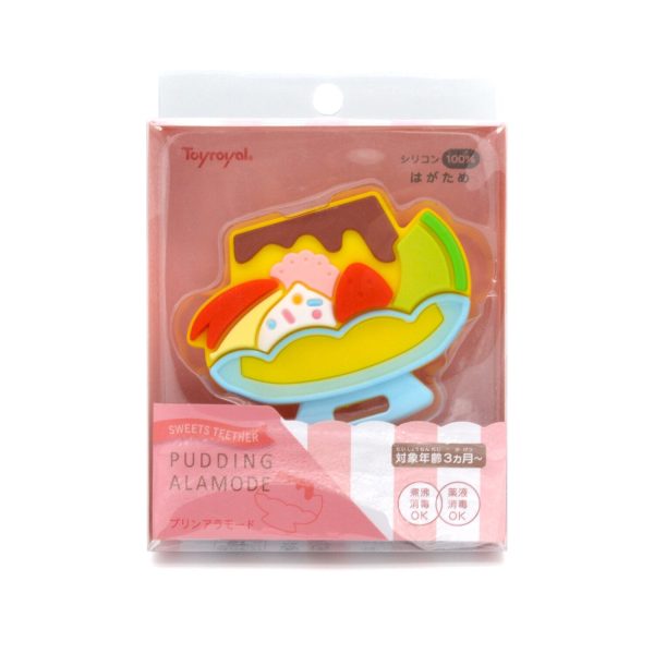 Toyroyal Toyroyal Pudding Alamode Teether 3m+  Fixed Size For Sale