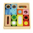 Tooky Toy Co Multifunction Blocks with Texture and Sound  19x5x19cm on Sale