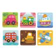 Tooky Toy Co 6 In Mini Transportation Puzzle  17x17x2cm Fashion