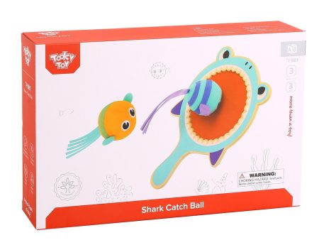 Tooky Toy Co Shark Catch Ball  19x30x5cm Supply