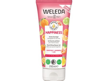 Weleda Organic Aroma Shower Gel Happiness (Grapefruit + Mandarin + Lime) 200ml Online Hot Sale